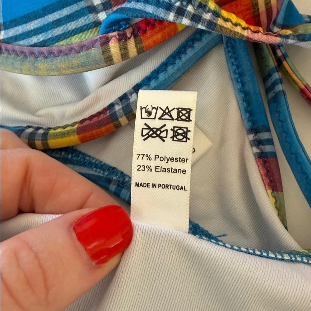 Heavy Manners ‘Toulouse’ madras bikini set in size XS/Small - Picture 7 of 11